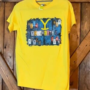 Gildan Bright Yellow Heavy Cotton T-Shirt